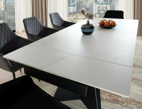 Scaun rotativ Marlo velvet gri/negru Blu14
