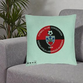 Perna Personalizata FK Csikszereda 1904 Fotbal, 40x40 cm, Verde Menta, Husa Detasabila, Perna Inclusa, BEKZ®