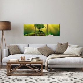 Tablou - Mama natura (cu ceas) (90x30 cm)