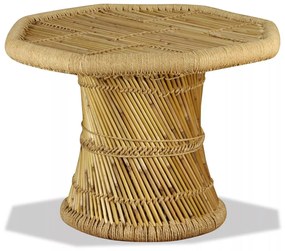 vidaXL Măsuță de cafea bambus octogonal 60x60x45 cm