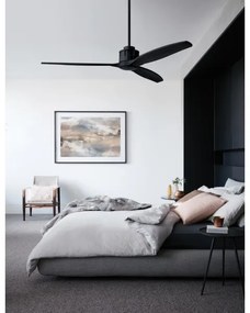 Ventilator de tavan Lucci air 210508 AIRFUSION AKMANI paulovnia/negru + telecomandă