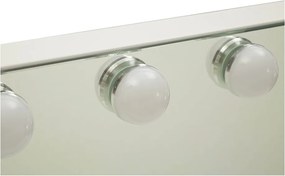 Oglindă de perete cu led/cu raft 55x43 cm Hollywood – Mauro Ferretti