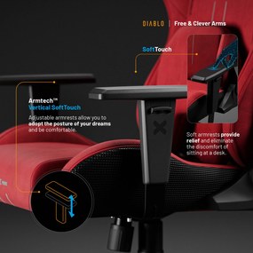 Scaun Gaming Diablo X.One Prime Bloody Mary Normal Size