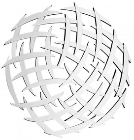 Oglinda rotunda Athene Argintiu, 2cm (L / D) x 80cm (l) x 80cm (H)