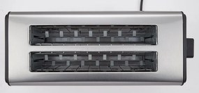 Prajitor paine dublu inox Zilan ZLN2720, 1300W, 6 grade de rumenire si functii multiple