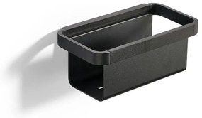 Raft adânc pentru baie Zone Rim, 22 x 11,4 cm, negru