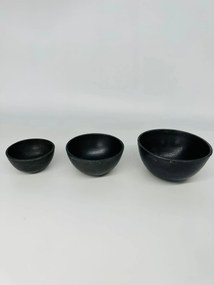 Set 3 boluri argintii Antique