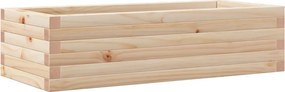 vidaXL Jardinieră de grădină, 90x40x23 cm, lemn masiv de pin
