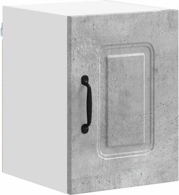 vidaXL Dulap de bucătărie Kalmar Gri din beton 30 x 31 x 40 cm