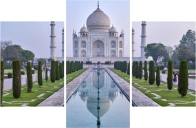 Tablou - Taj Mahal în răsăsrit de soare (90x60 cm)