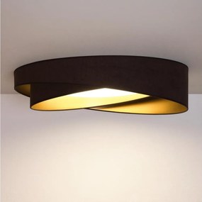 BRILAGI - Lampă de tavan LED VELVET TWIST LED/24W/230V 4000K Ø 55 cm maro/auriu