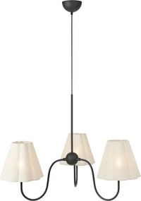 Markslöjd 109172 - Lustră suspendată pe cablu VEYA 3xE14/40W/230V Ø 90 cm in/negru