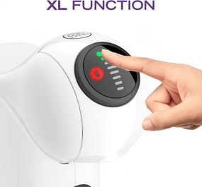 Espressor Krups KP243110 NDG GENIO S WHITE, 1500 W, 15 bar, 0,8 l, Compatibil cu capsulele NESCAFÉ® Dolce Gusto®, LED, Functie XL, Alb