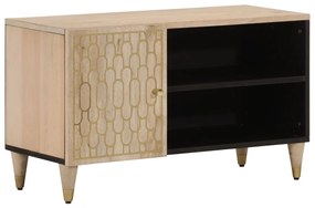 vidaXL Comodă TV, 80x31x46 cm, lemn masiv de mango