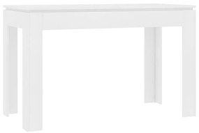 Masă de bucătărie, alb, 120 x 60 x 76 cm, pal