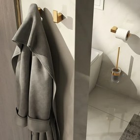 Gedy - Set de 2 cârlige de perete PIRENEI, auriu mat