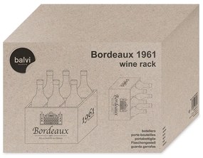 Suport din lemn pentru sticle de vin Balvi Bordeaux