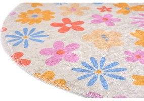 Covor pentru copii lavabil ø100 cm Joyfull Garden – Vitaus