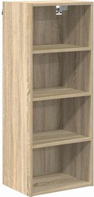 vidaXL Dulap suspendat Stejar Sonoma 40 x 29,5 x 100 cm Lemn compozit