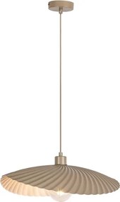 Rabalux 72057 - Lustră suspendată pe cablu BRIDGET 1xE27/40W/230V bej