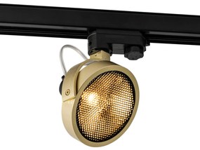 Spotlight modern pe șină trifazată auriu - Master 111 Honey