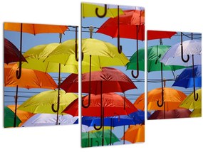 Tablou - Umbrele colorate (90x60 cm)