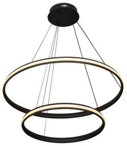 Lustră LED reglabilă suspendată pe cablu, 90W/230V, 3000-6500K, Ø 60 cm, cu telecomandă