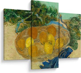 Tablou - Vincent van Gogh, Still Life of  Oranges and Lemons with  Blue Gloves, reproducere (90x60 cm)