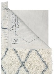 Covor crem lavabil/țesut manual din lână 80x140 cm Berber Soul – Lorena Canals