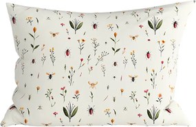 Husa pentru perna din microfibra INSECTA 50x70 cm, crem