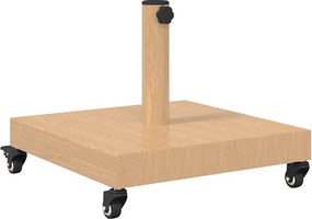 vidaXL Bază pentru umbrelă Lemn deschis 45 x 45 x 31,5 cm