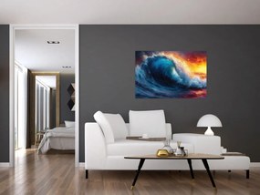 Tablou - Val în apus de soare (90x60 cm)