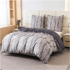 Lenjerie de pat din microflanel KAVOLO gri Dimensiune lenjerie de pat: 70 x 90 cm | 140 x 220 cm