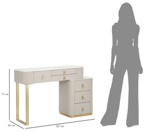 Mauro Ferretti Masa De Camera Beauty cm 120X40X75 | Aosom Romania