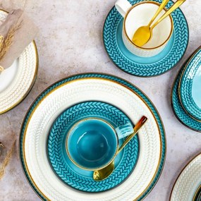 Mäser Set de cafea 12 piese PROSPERO – turcoaz