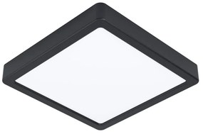 Plafonieră neagră LED 21x21 cm FUEVA 5 – EGLO