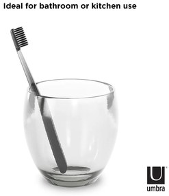 Suport pentru periuța de dinți din plastic Droplet – Umbra