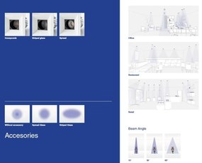 Spot LED incastrabil DEEP60 Downlight square white 60° 2700K honeycomb