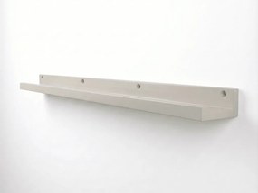 Polita de perete pentru tablouri FOTOPLANK 120 cm, crem