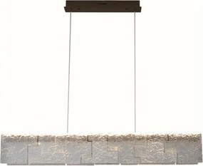 MAXLIGHT P0678 - Pendul pe cablu EVEREST LED/55W/230V maro