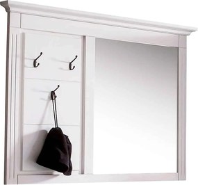 Cuier lemn masiv cu Oglindă Ariana, 115 × 7 × 105 cm