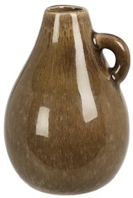 Vaza Nora din ceramica, maro, 8x12 cm