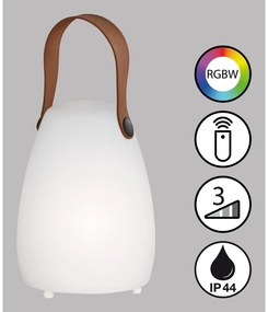 Corp de iluminat pentru exterior LED portabil cu control prin telecomandă cu USB ø 12 cm Ruby – Fischer &amp; Honsel