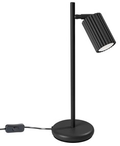 Lampă de masă Sollux SL.1586 KARBON 1xGU10/10W/230V negru