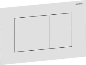 Clapeta actionare dubla rezervor wc, alb mat, Geberit Sigma40 Alb mat