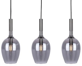 Lustră pe cablu LUGANO 3xE14/40W/230V gri