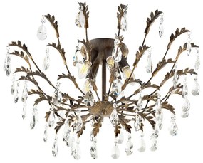 ONLI - Plafonieră TERESA 5xE14/6W/230V bronz