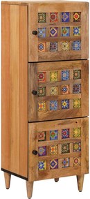 vidaXL Bufet cu ușă natural 40 x 33 x 110 cm Lemn de mango solid