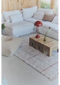 Covor crem lavabil, țesut manual din bumbac 90x130 cm Color Lines – Lorena Canals