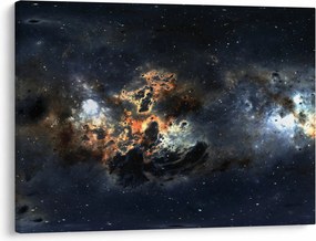 Tablou - Universul cu Nebula (70x50 cm)